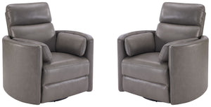 Radius - Cordless Power Swivel Glider Recliner (Set of 2)