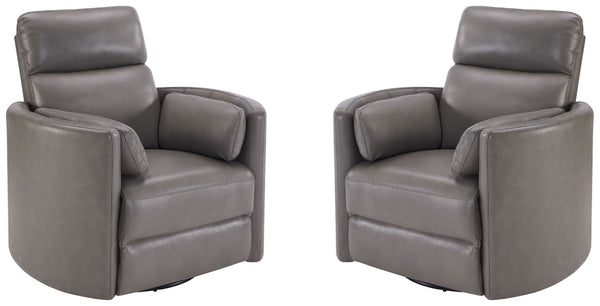 Radius - Cordless Power Swivel Glider Recliner (Set of 2)