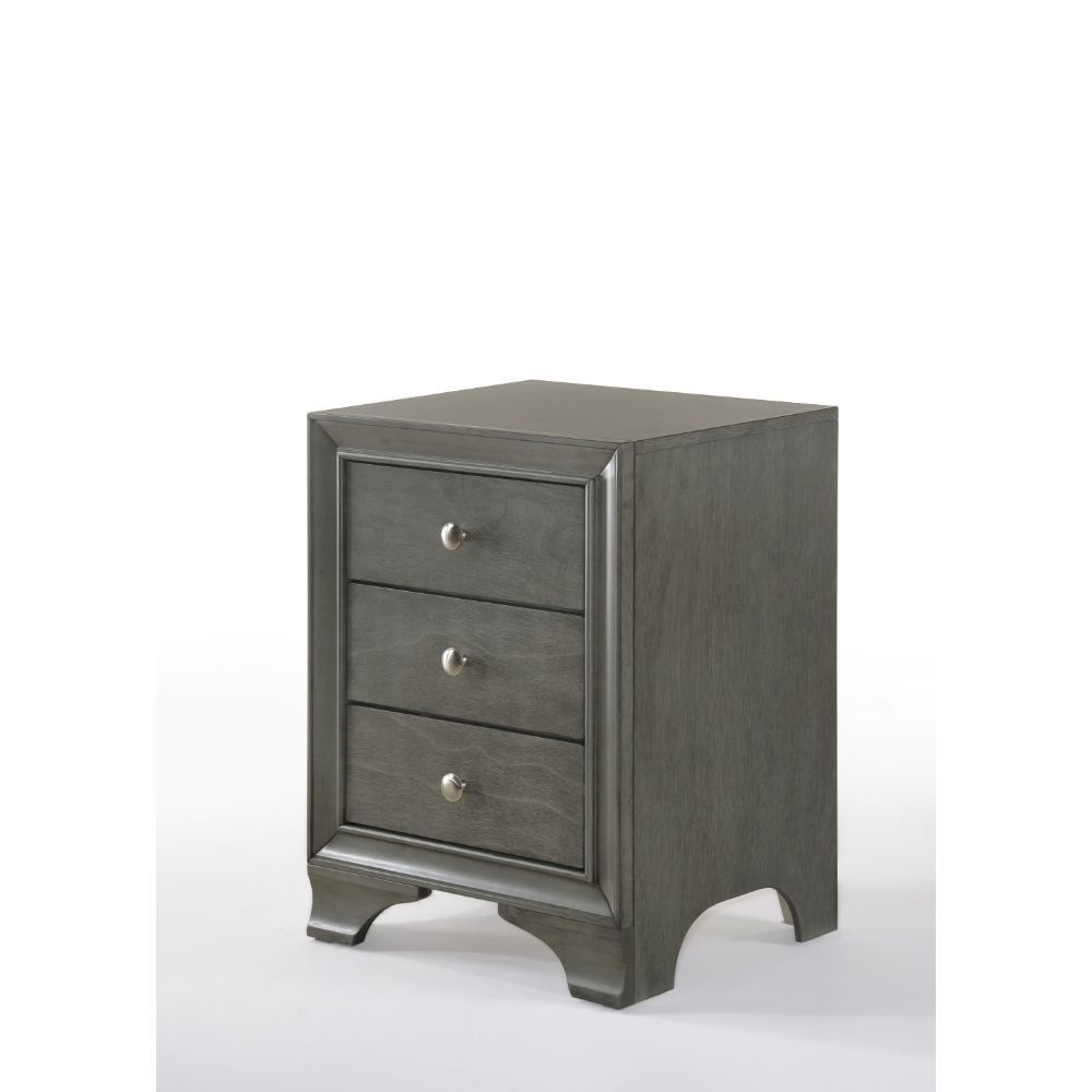 Blaise - Accent Table Gray Oak