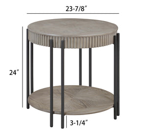Providence - End Table - Light Brown