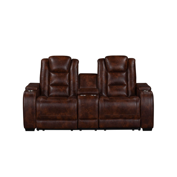 Chester - Reclining Console Loveseat