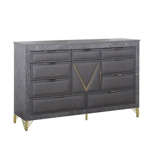 Symmetry - Dresser Dark Gray Dressers