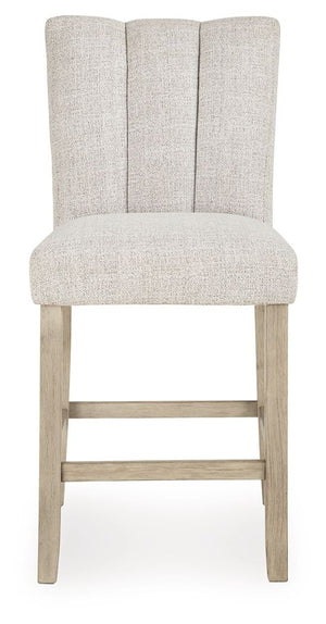 Larawyn - Upholstered Barstool (Set of 2) - Bisque