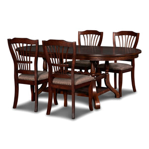 Bixby - Dining Table Set Light Brown 5 Pc. Table, 4 Chairs