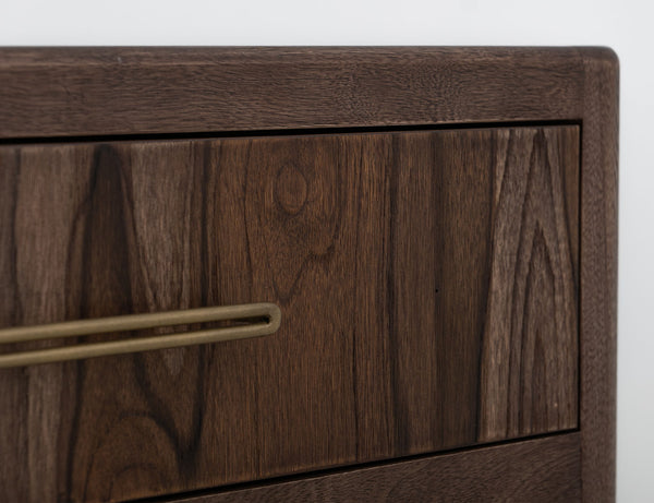 Praga - 4-Drawer Chest - Almond / Barrel Brown