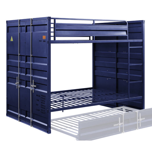 Cargo - Industrial - Bunk Bed Blue Full over Full