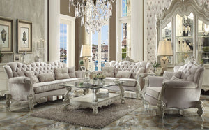 Versailles - Sofa With 5 Pillows Bone White