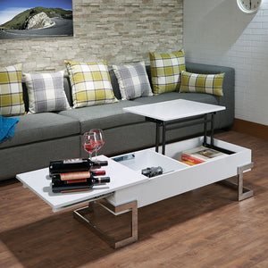 Calnan - Coffee Table w/Lift Top White