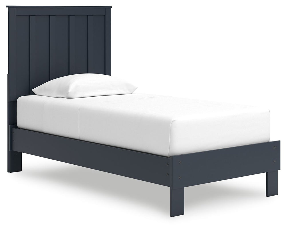 Simmenfort - Platform Bedroom Set Blue
