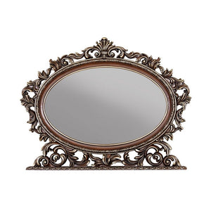 Devany - Oval Mirror - Cherry