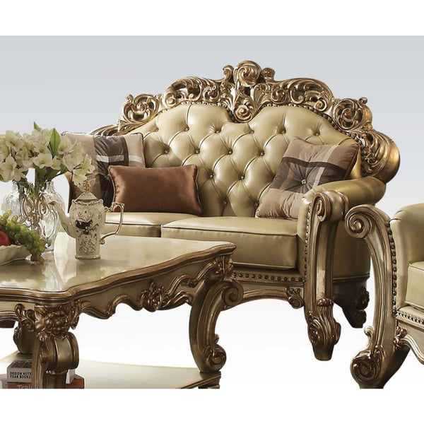 Vendome - Loveseat Gold Patina