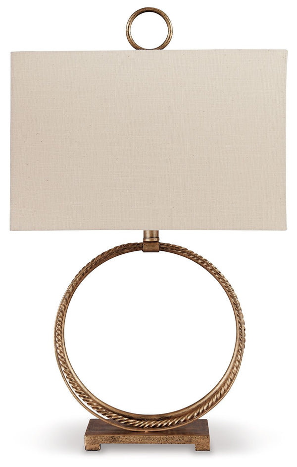 Mahala - Metal Table Lamp  - Antique Gold Finish