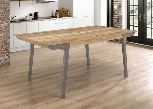 Nogales - Rectangular Wood Dining Table - Coastal Gray