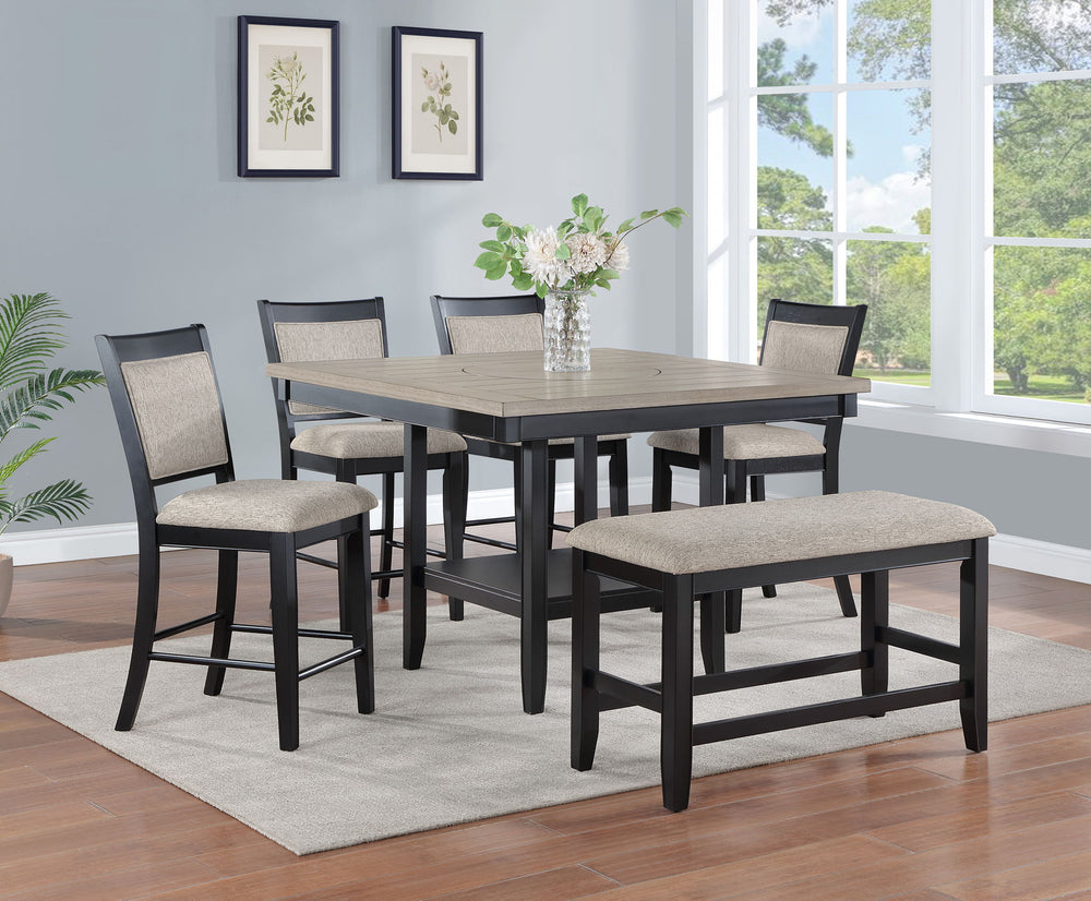 Fulton - Dining Room Set White 5 Pc. Table, 4 Chairs