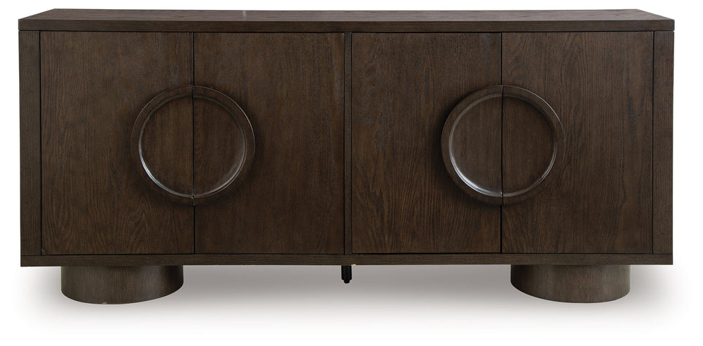 Veeda - Accent Cabinet - Dark Brown