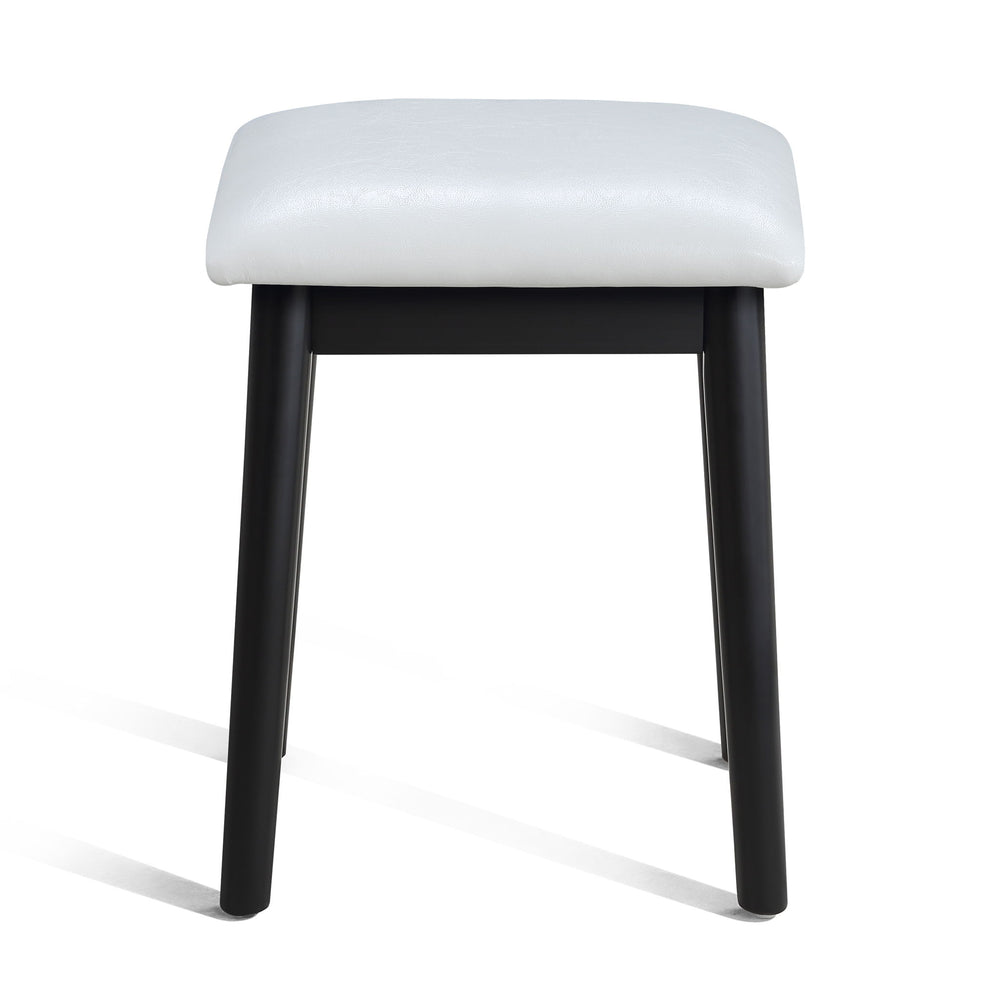 Cecilia - Vanity Table & Stool - Black