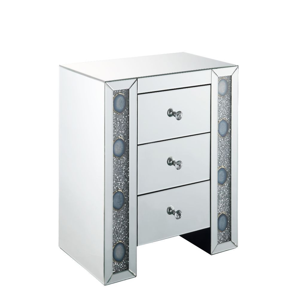 Sonia - Accent Table Pearl Silver 35"W x 16"D x 32"H