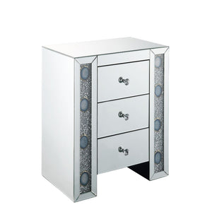 Sonia - Accent Table Pearl Silver 22"W x 14"D x 26"H