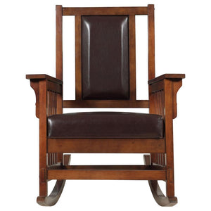 Ida - Upholstered Rocking Chair - Tobacco