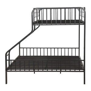 Caius - Twin Long/Queen Bunk Bed - Gunmetal