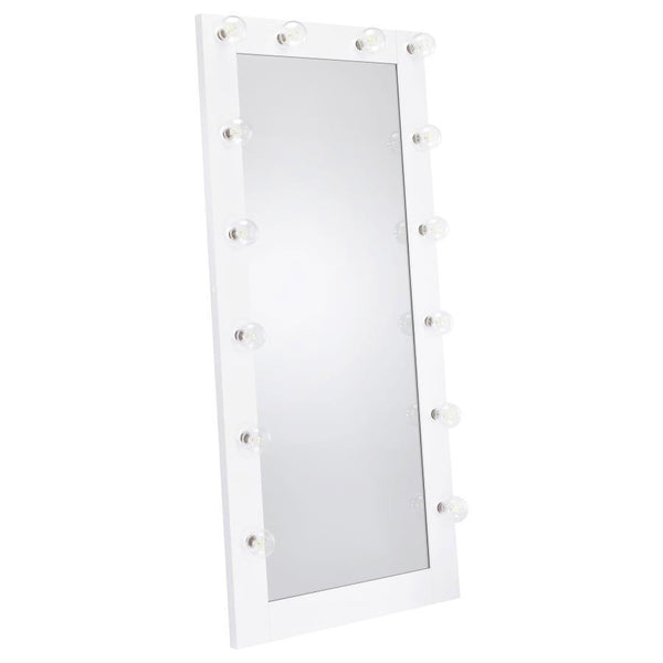 Zayan - Length Floor Mirror With Lighting White