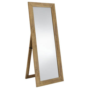 Cadence - Tempered Glass Full Length Mirror Light Brown