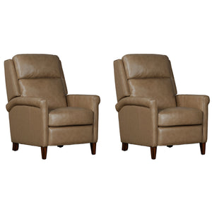 Northfield - Manual Recliner Light Brown 2 Pieces