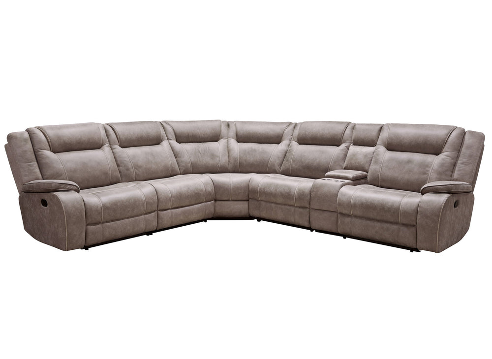 Blake - Sectional Dark Brown 6 Pc. Sectional