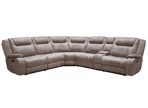 Blake - Sectional Dark Brown 6 Pc. Sectional