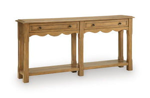 Whitmund - Console Sofa Table - Light Brown
