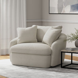Boomer - Large Swivel Chair with 2 Pillows