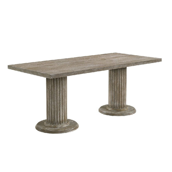 Gabrian - 31" Dining Table - Reclaimed Gray