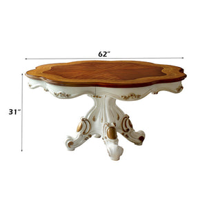 Picardy - Dining Table - Antique Pearl & Cherry Oak