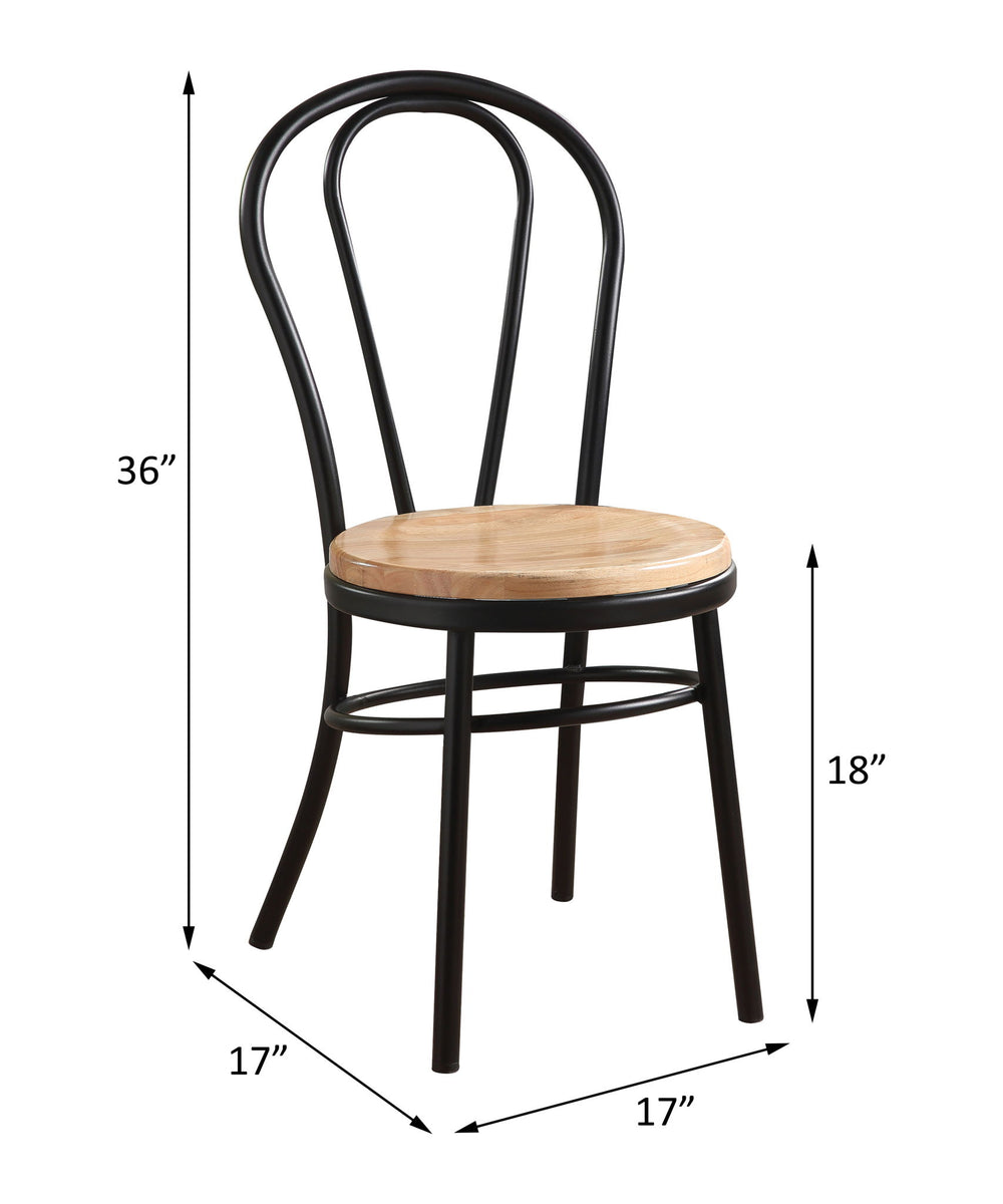 Jakia - Side Chair Black