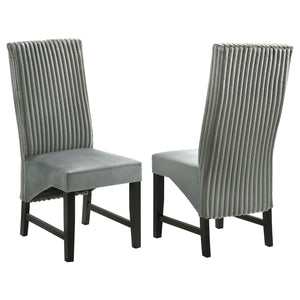 Barrand - Upholstered Dining Side Chair (Set of 2) Gray