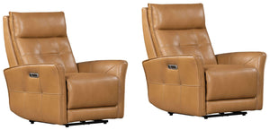Gershwin - Zero Gravity Power Recliner Lucca Butterscotch 2 Pieces