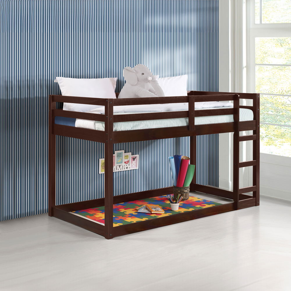 Gaston - Loft Bed Gray Twin