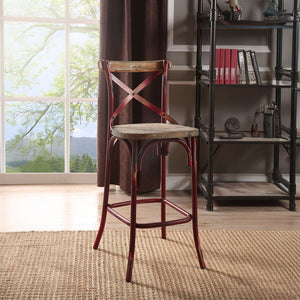 Zaire - Bar Chair (1Pc) Red