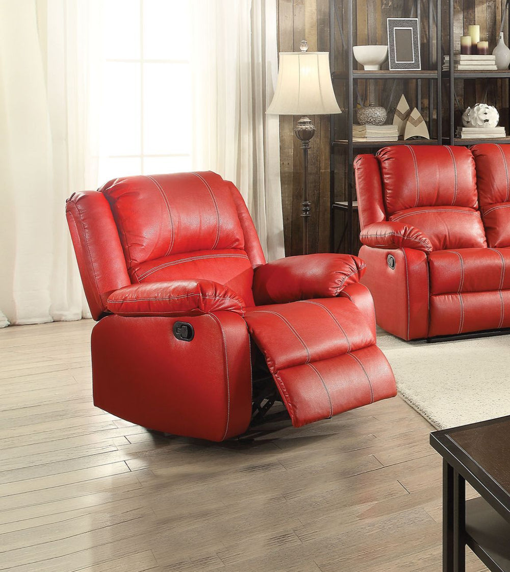 Zuriel - Rocker Recliner (Motion) Red