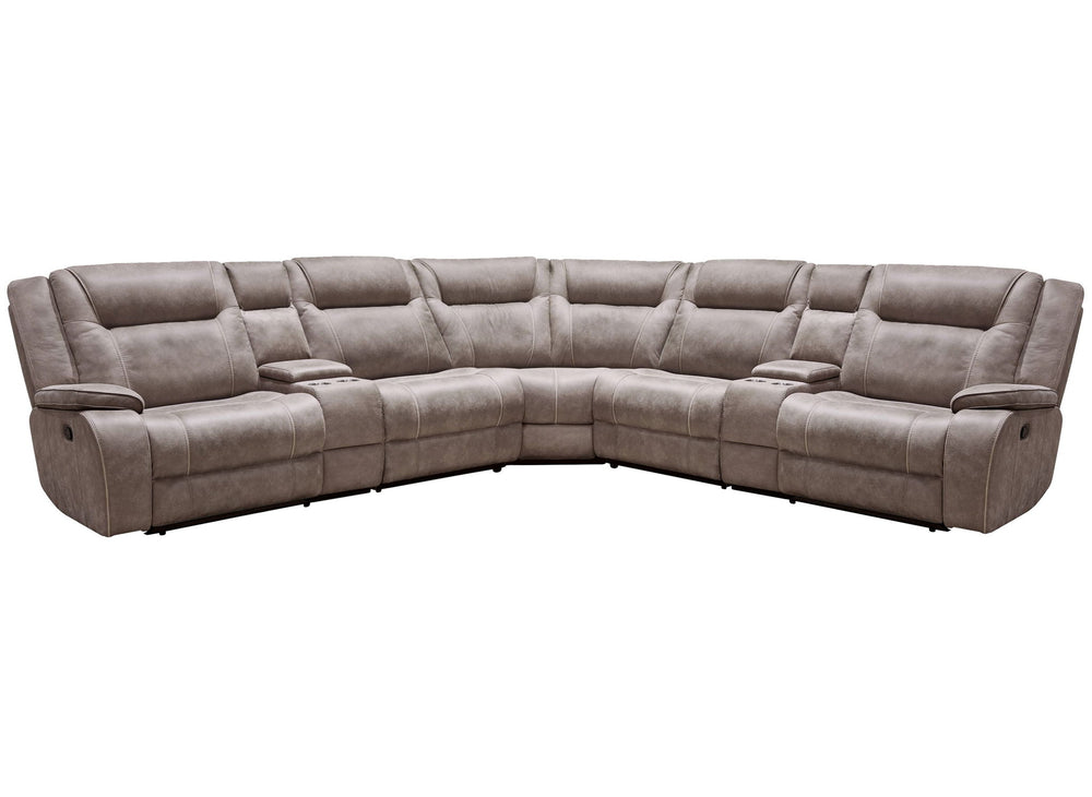 Blake - Sectional Dark Brown 6 Pc. Sectional