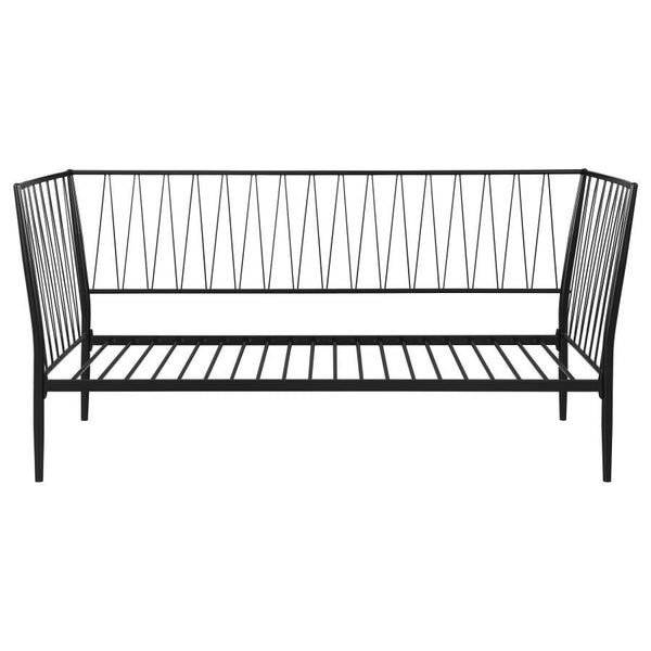 Richland - Metal Twin Daybed Bed Frame - Matte Black