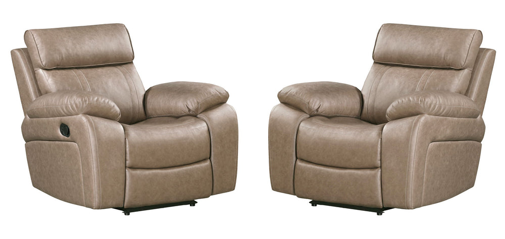 Theon - Glider Recliner Dark Brown 1 Piece