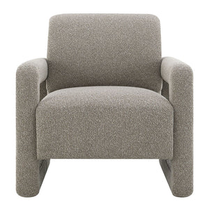 Glenda - Accent Chair - Gray Chenille
