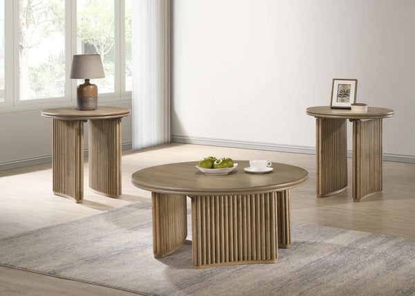 Adina - Round Coffee Table Set