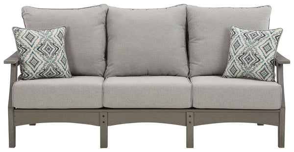 Visola - Gray - Sofa with Cushion