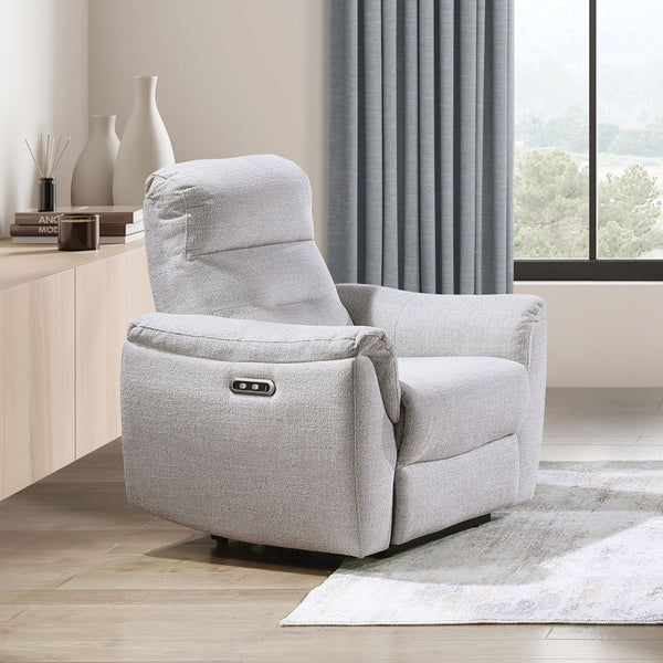 Eastre - Power Motion Recliner With USB Port - Beige Chenille