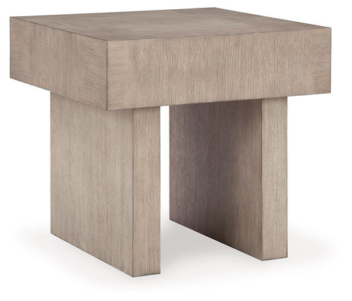 Jorlaina - Rectangular Table Light Brown End Tables