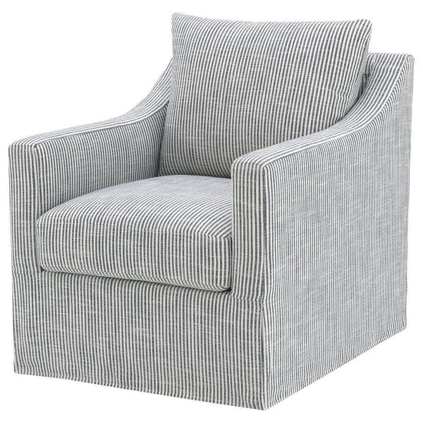 Winter - Upholstered Sloped Arm Accent Swivel Chair