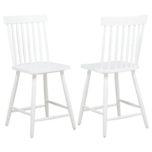Andrews - Windsor Counter Height Dining Side Chair (Set of 2) White