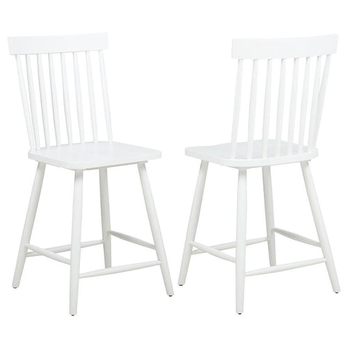 Andrews - Windsor Counter Height Dining Side Chair (Set of 2) White